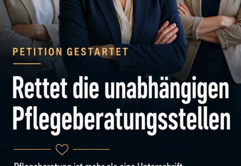 Rettet die unabhängigen Pflegeberatungsstellen.